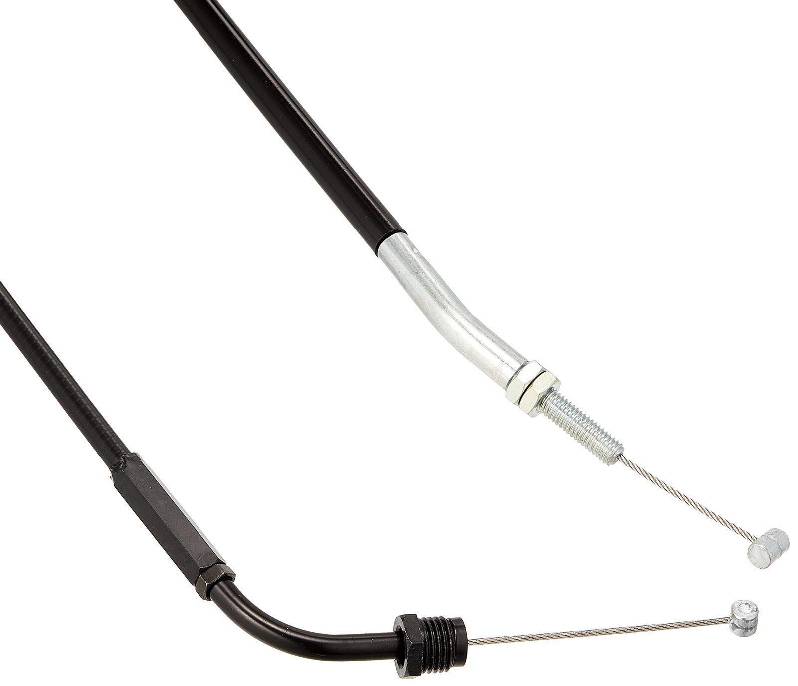 新品 エフェックス(EFFEX) SR400(01-17) スロットルケーブル 100mmロング ブラック ECT30310