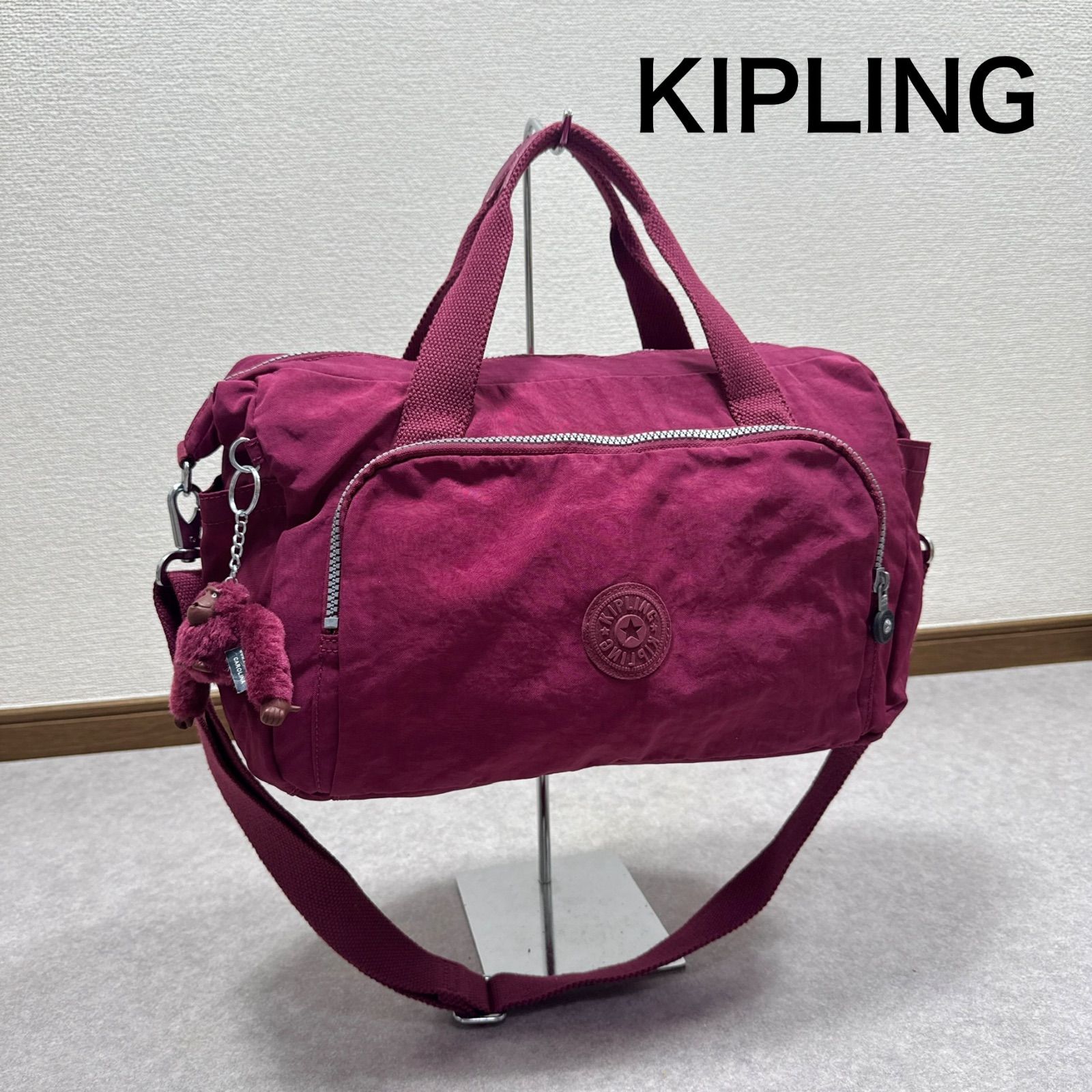 KIPLING キプリング ナイロン 2way ショルダーバッグ ハンドバッグ