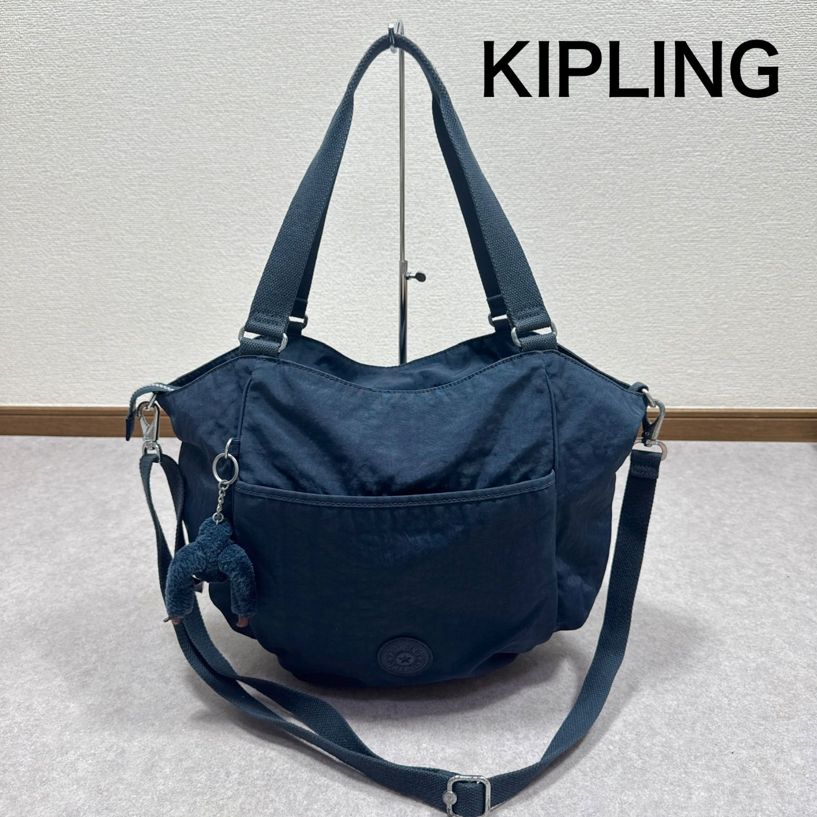 KIPLING キプリング ナイロン 2way ショルダーバッグ ハンドバッグ 