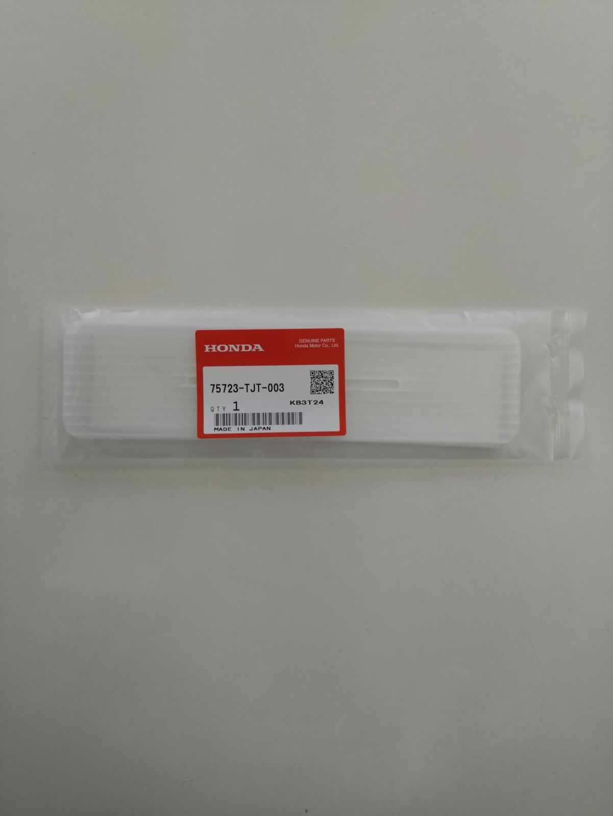 新品 HONDA (ホンダ) 純正部品 ステツカー リヤー 品番75723-TJT-003