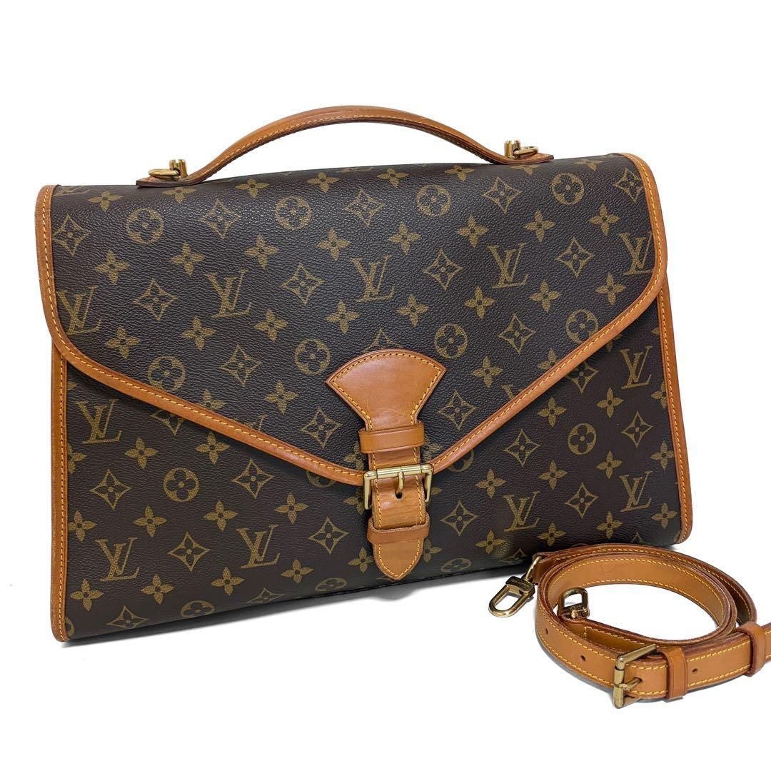 Louis Vuitton ルイヴィトン ビバリー 2WAY ハンドバッグ モノグラム M51121 PVC 良品