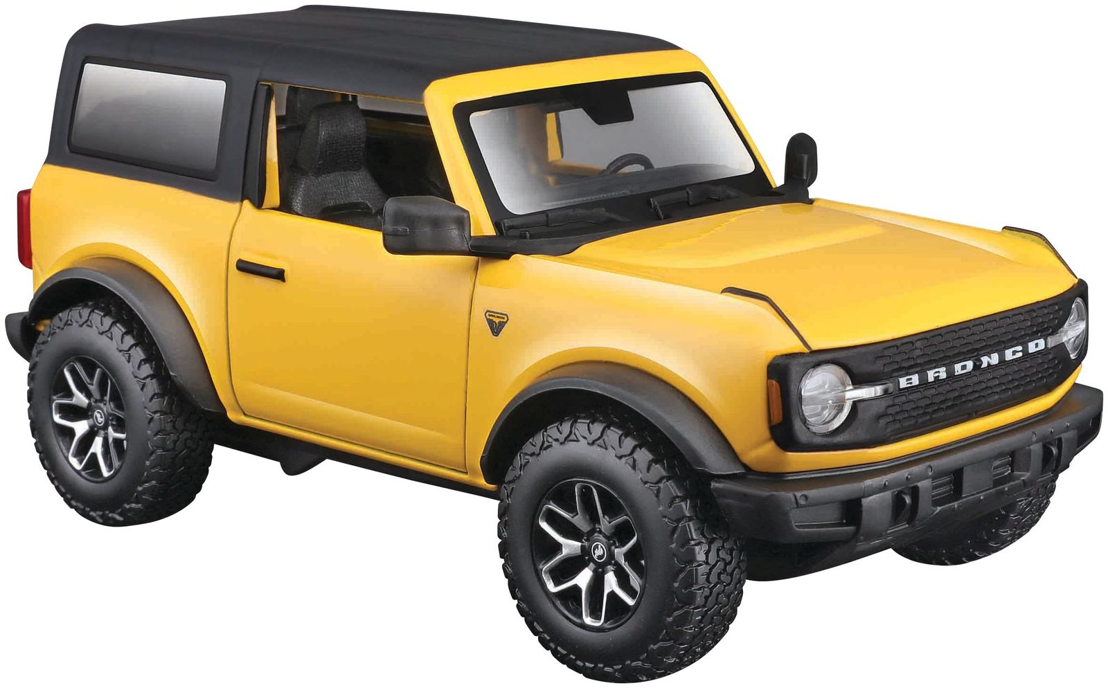 新品 Maisto 1/24 2021 フォード ブロンコ バッドランド イエロー 完成品
