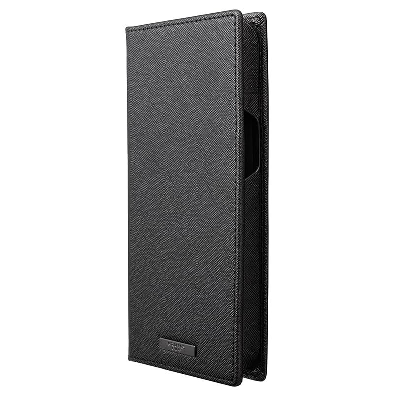 新品 GRAMAS COLORS G-FOLIO サフィアーノPUレザー フォリオケース for iPhone 15 Pro Max