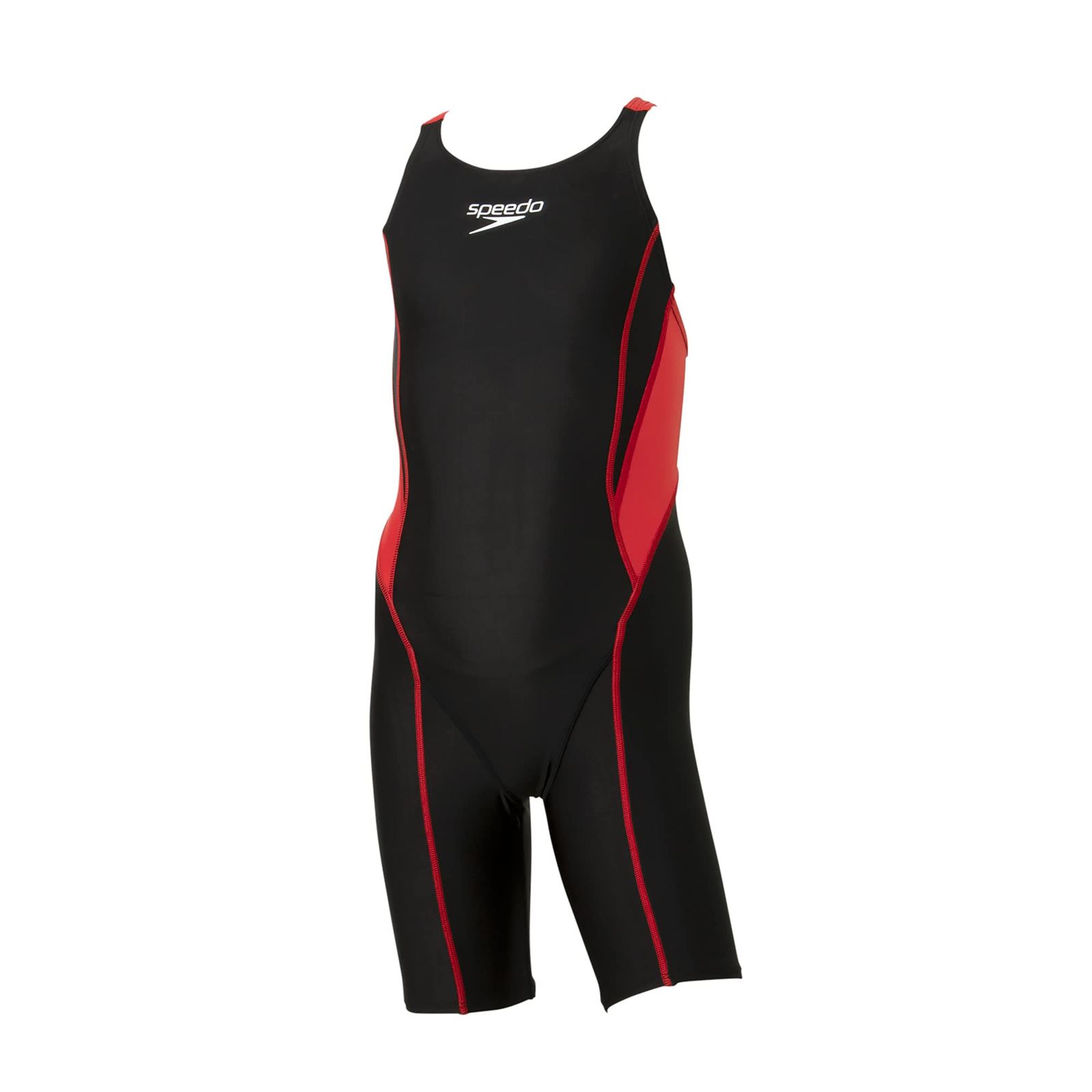 新品 [スピード] Speedo(スピード) 競泳水着 FLEX ZERO Ⅱ Junior Openback kneeskin フレックスゼロ2ジュニアオープンバックニースキン ガールズ SCG12206F ブラック/レッド 140