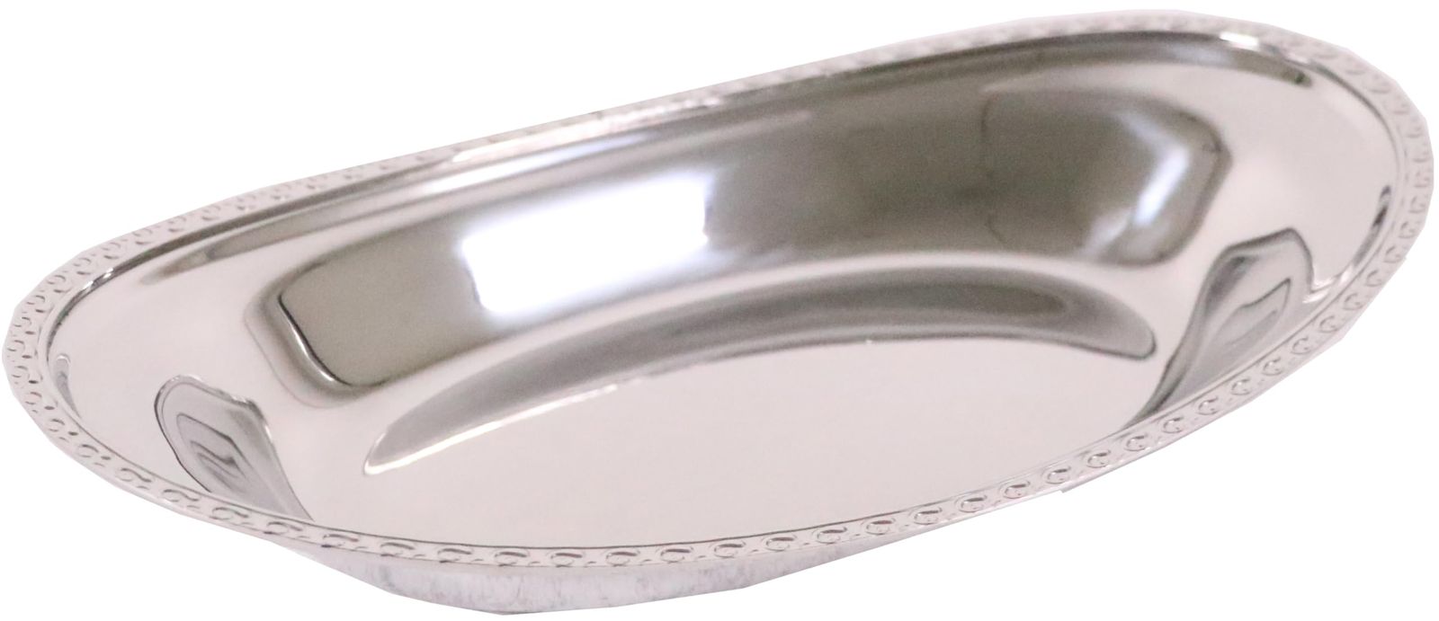 新品 IKD イケダ18-8さざ波カレー皿 大