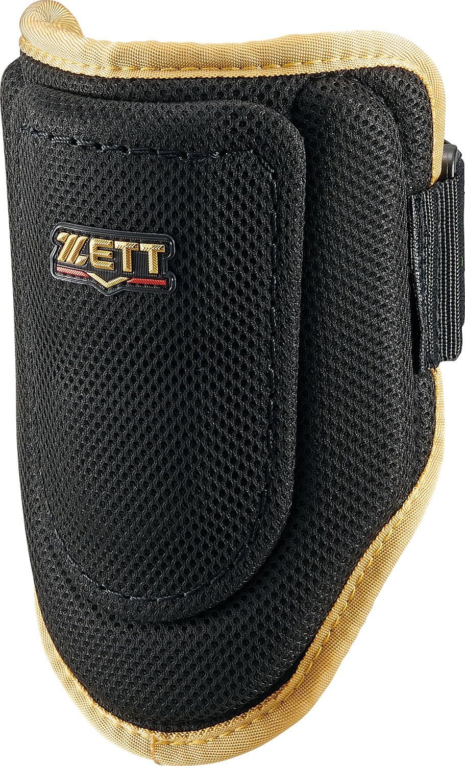 新品 ゼット(ZETT) 野球 打者用防具 エルボーガード 左右兼用 ブラック×ゴールド(1982) BLL395