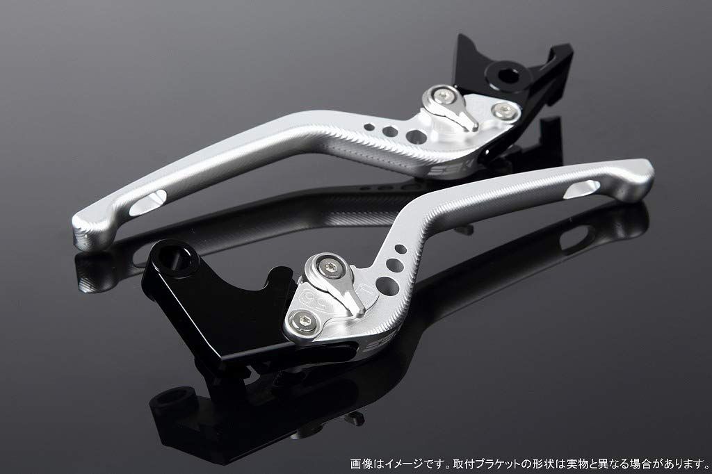 新品 SSK スピードラ アジャストレバーセット 3Dロング レバー本体カラー:マットシルバー アジャスターカラー:マットシルバー HONDA ADV150 KF38