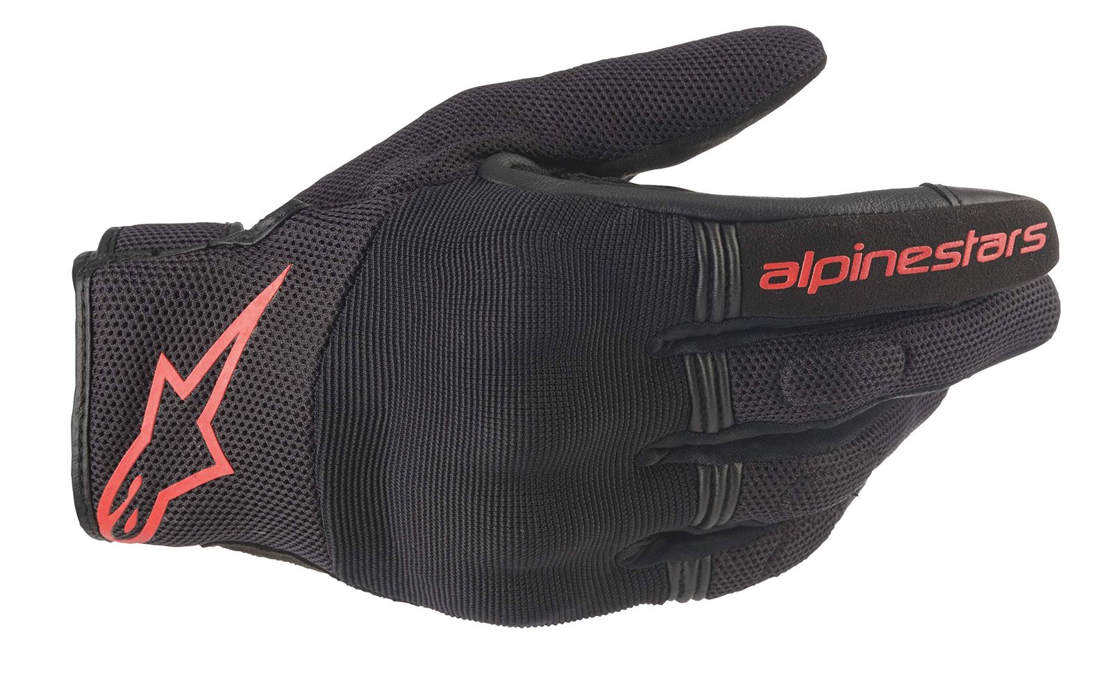 新品 alpinestars(アルパインスターズ)バイクグローブ ブラック/レッドフロー (サイズ:L) COPPER(カパー)グローブ (356 8420)