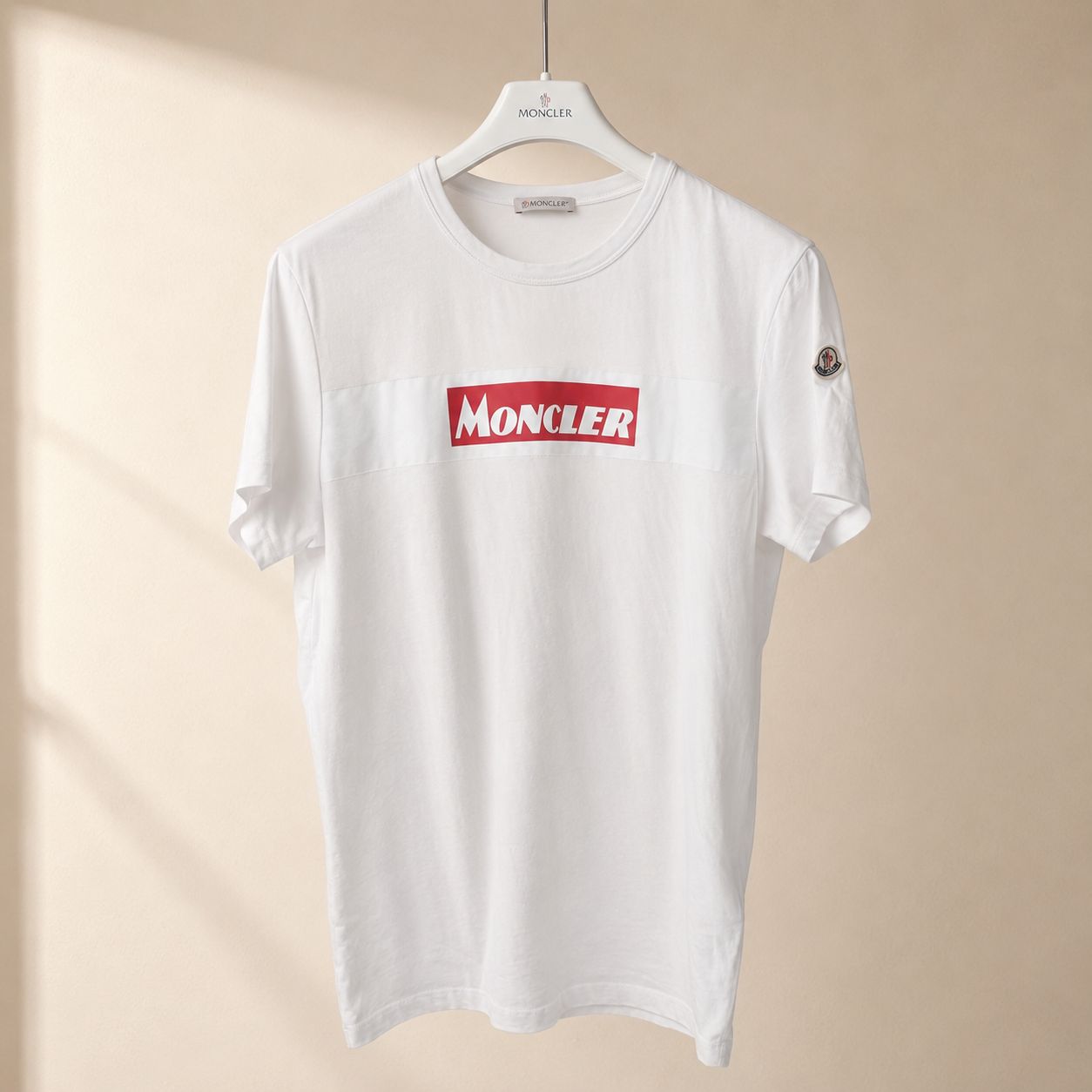 MONCLER モンクレール Tシャツ サイズS ホワイト 状態ランクA メンズ