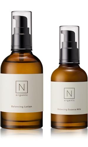 【新品】【2本5役の時短ケア】 N organic Basic スキンケアセット（化粧水 乳液） (約2ヶ月分) 保湿力 ハリ 乾燥肌 敏感肌 肌荒れ 柑橘系の香り エヌオーガニック c6350efd