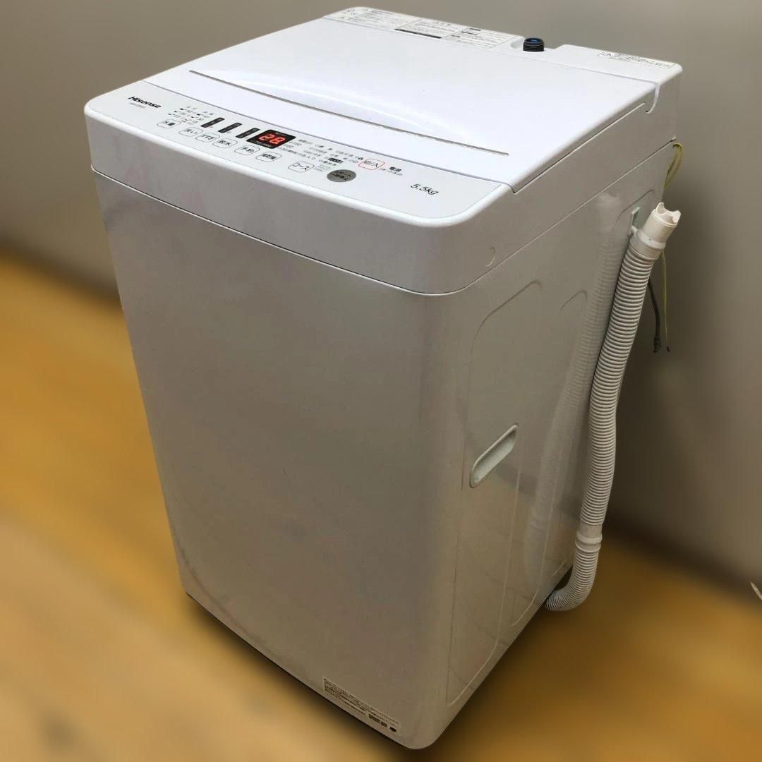 美品 ハイセンス 洗濯機 HW-E5503 2020年製 単身 260320-1
