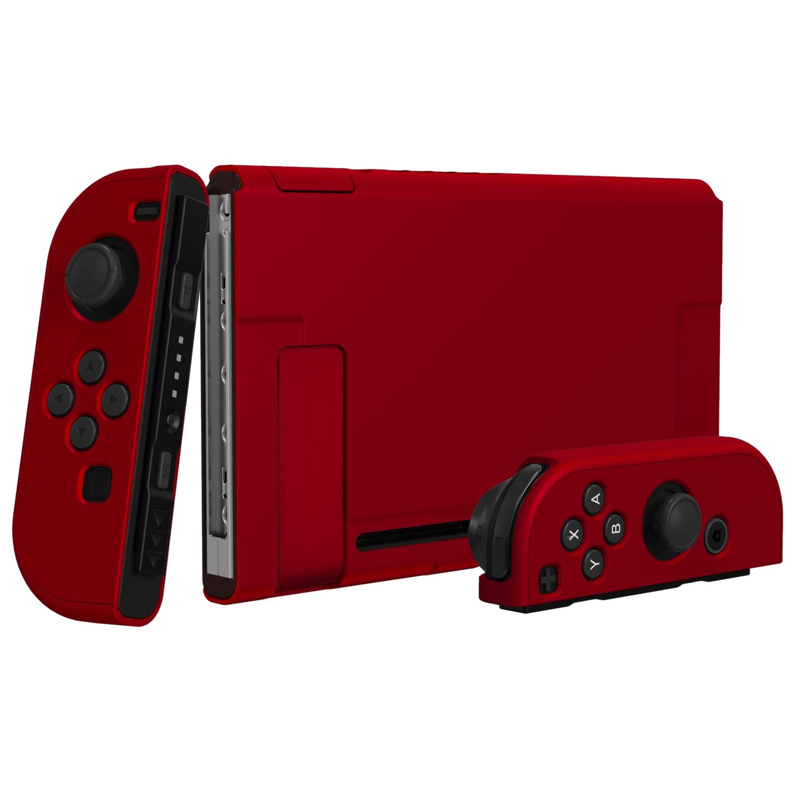 Nintendo Switch レッド 本体 + グリップカバー Nintendo Switch レッド 本体 グリップカバー付き 動作確認済 - メルカリ