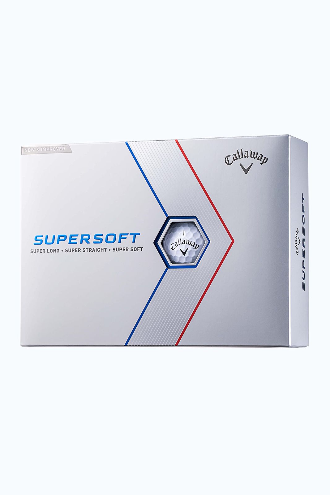 新品 キャロウェイ(Callaway) ゴルフボール SUPERSOFT 23 1ダース(12個入り) 2ピース構造 ホワイト