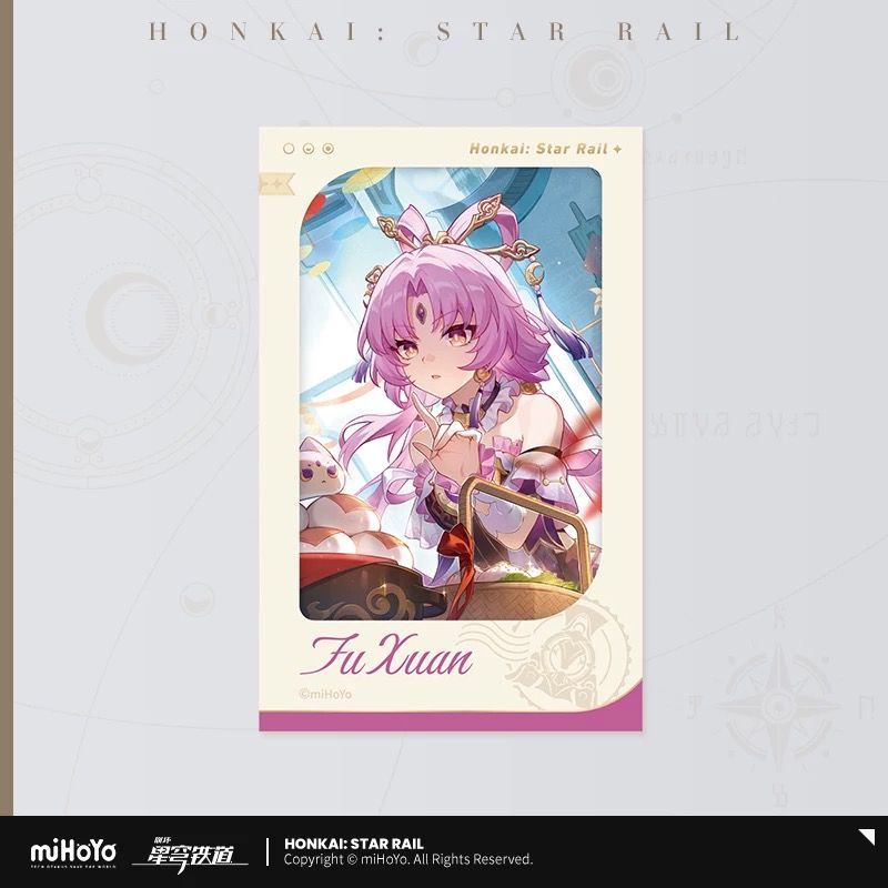 崩壊：スターレイル・公式 フィルムカード（星海慶賀）爻光 符玄 開拓