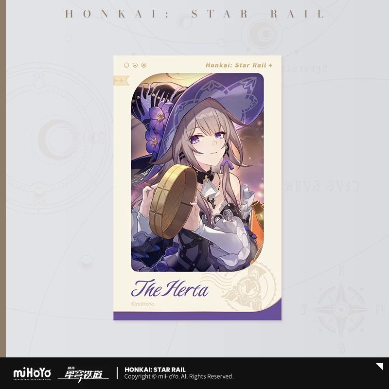 崩壊：スターレイル・公式 フィルムカード（星海慶賀）爻光 符玄 開拓