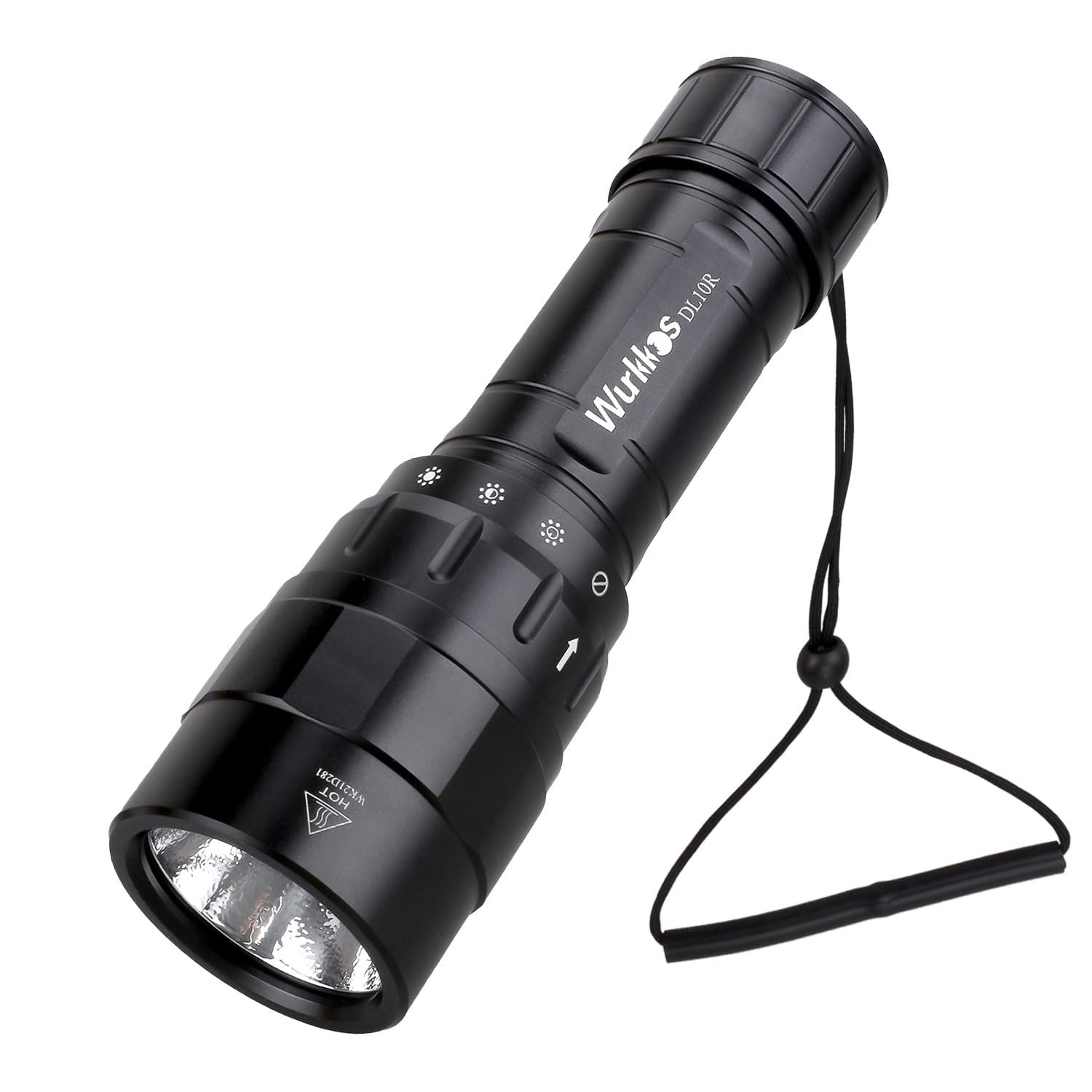Wurkkos DL10R ダイビングライト 4500ルーメン 超高輝度 LED 懐中電灯 IPX8完全防水 水中ライト 100M Type-C充電式 潜水ライト 懐中電灯 アルミ合金製 防災 登山 魚突き ダイビング 7,106円