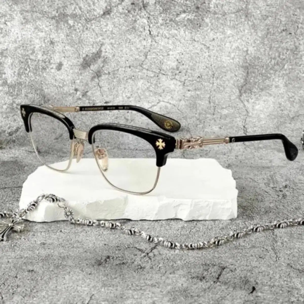CHROME HEARTS クロムハーツ ボネンノイシュー2 ブラック GOLD