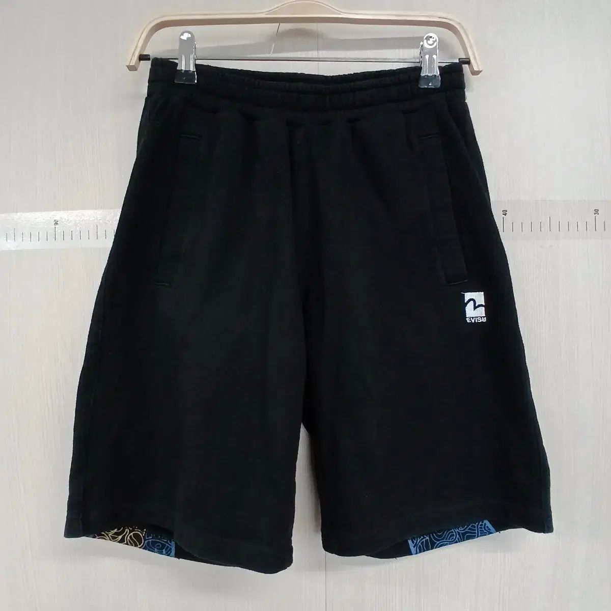 EVISU エヴィス ブラック ハーフパンツ