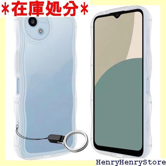 AQUOS Wish4用ケースクリア リング付き ウィッシュ4 doo SH52E ウェーブ マグセフ 可愛い マツと感 TPU 耐衝撃 超軽量 極薄 透明 黄ばみなし 滑り止め スマホケース かわいいうねうね 韓国 人気 ワイヤレス充電 み カバー 2637