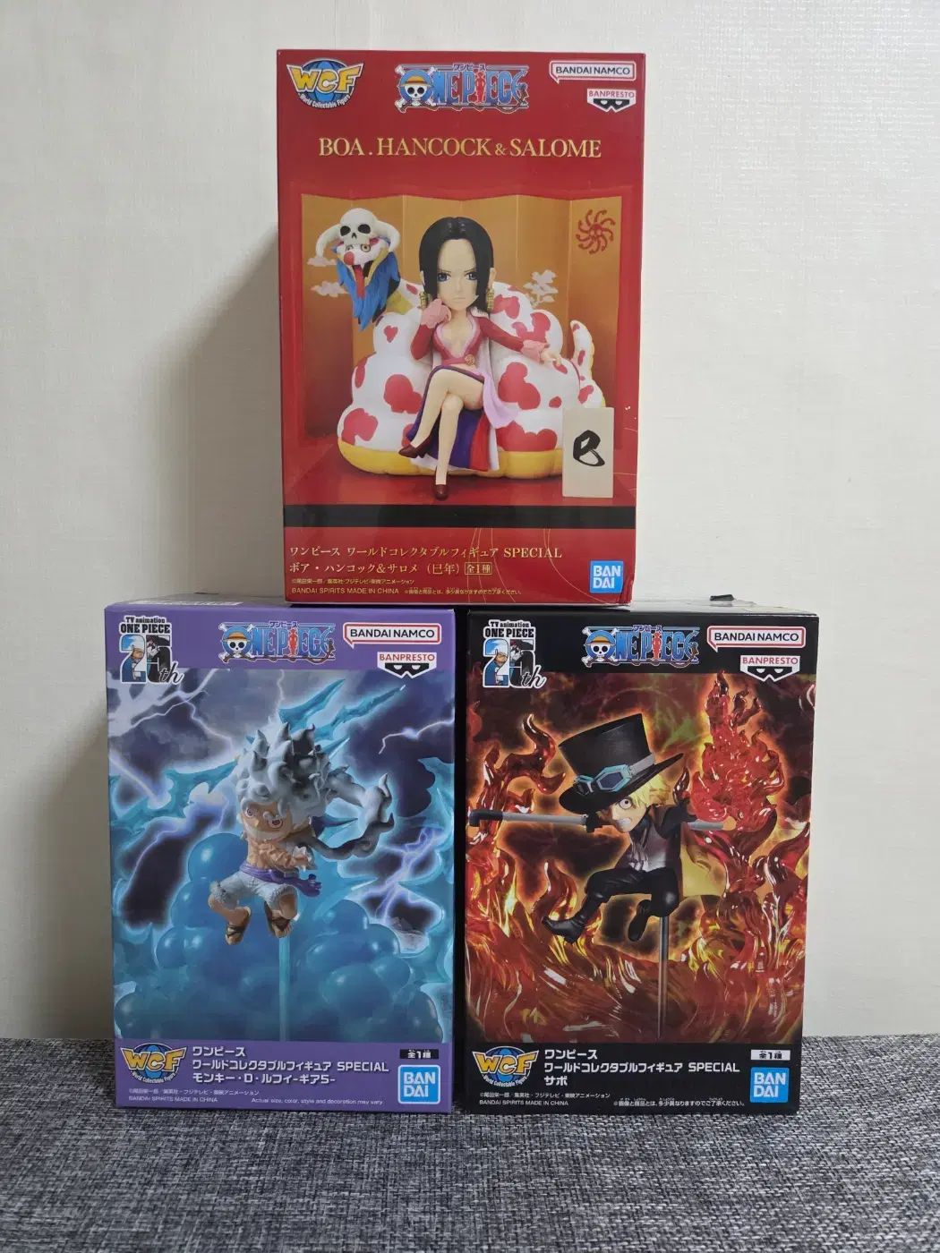 ワールドコレクタブル WCF ONE PIECE ワールドコレクタブル スペシャル 3種 まとめ 出品 / 未開封 新品