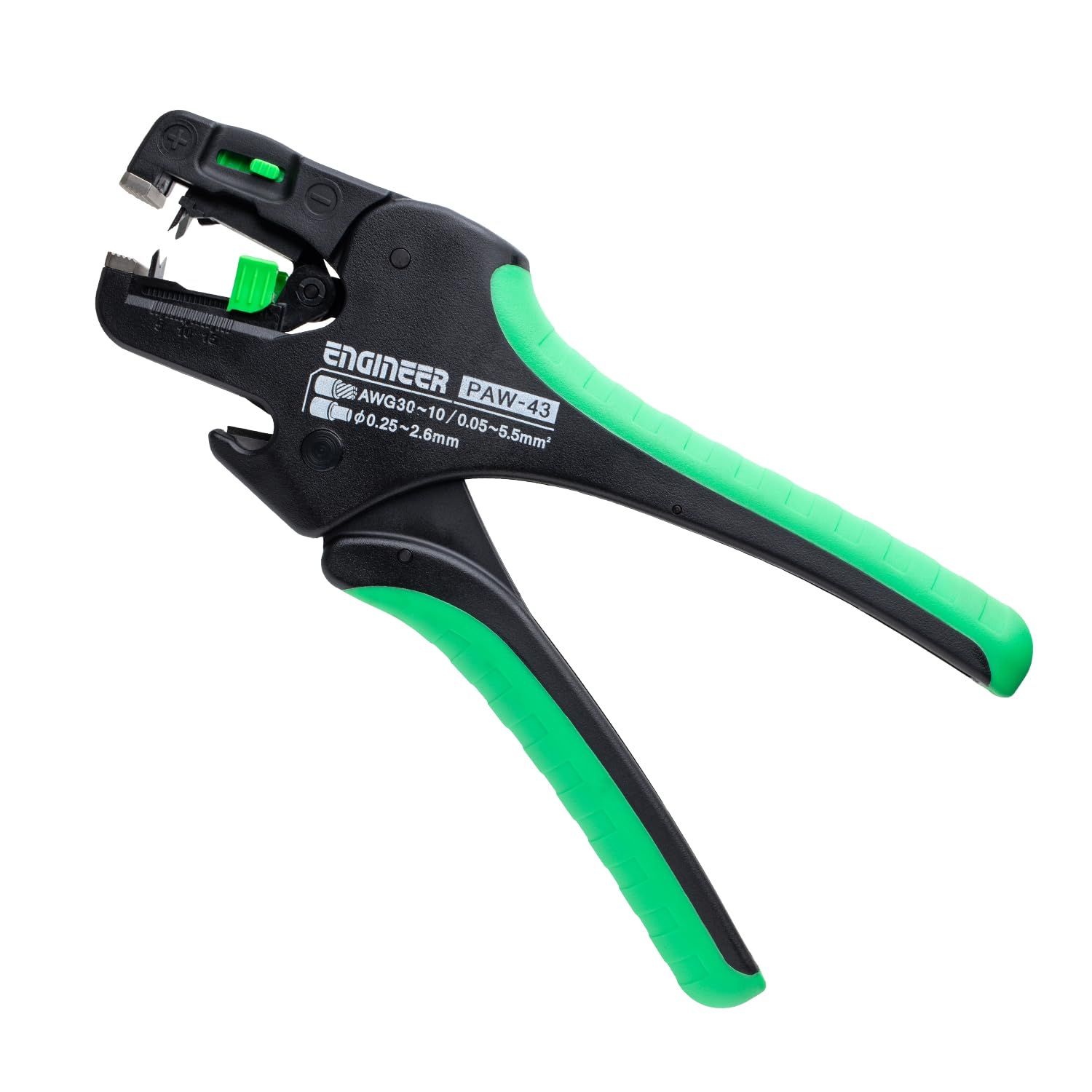 エンジニア オートワイヤーストリッパーSV 電線径自動調節機能付 適合範囲:0.05?5.5mm?(AWG30?10) PAW-43so 0c3de1bc