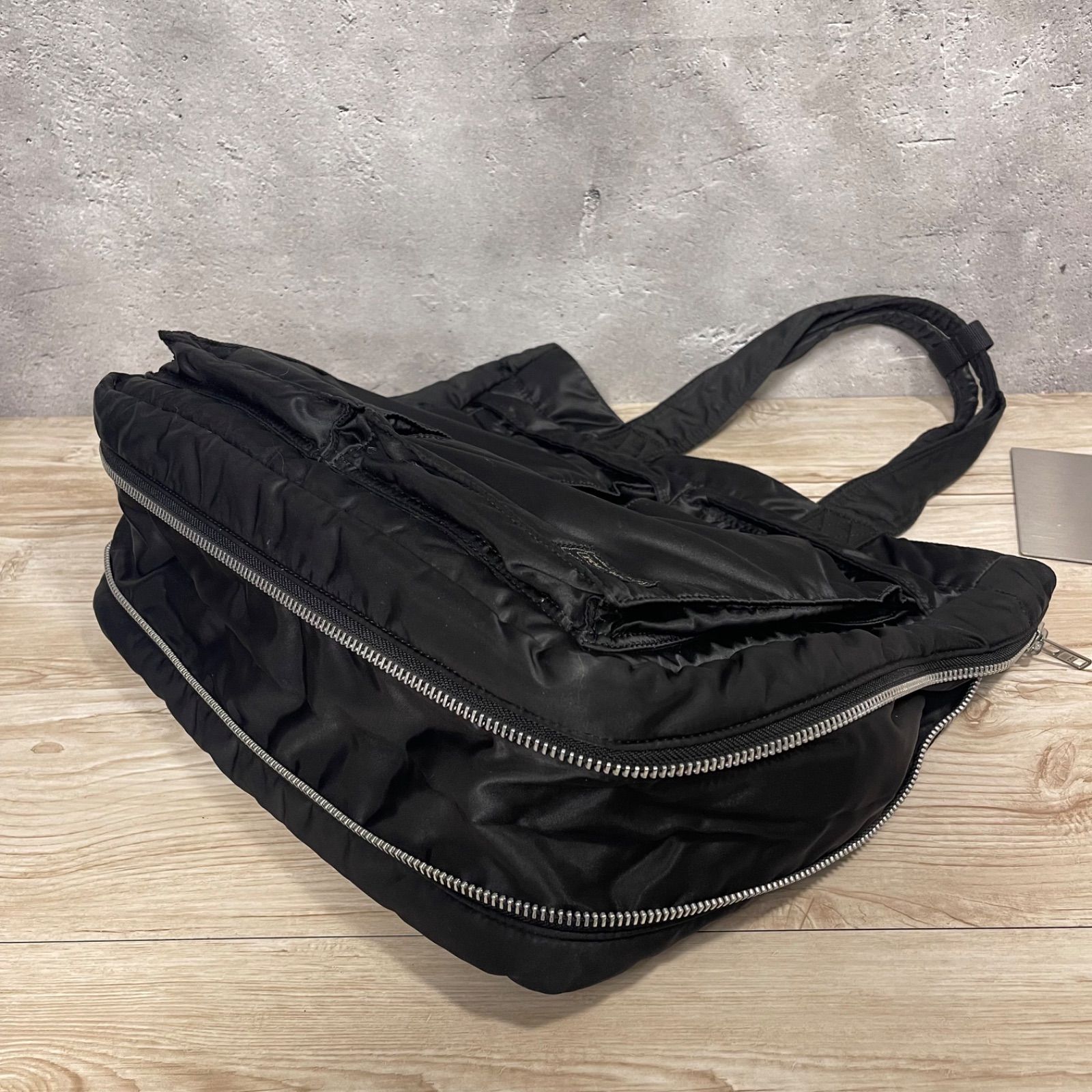 ✨PORTER タンカー 2WAYトートバッグ ショルダー付 拡張機能 ブラック 