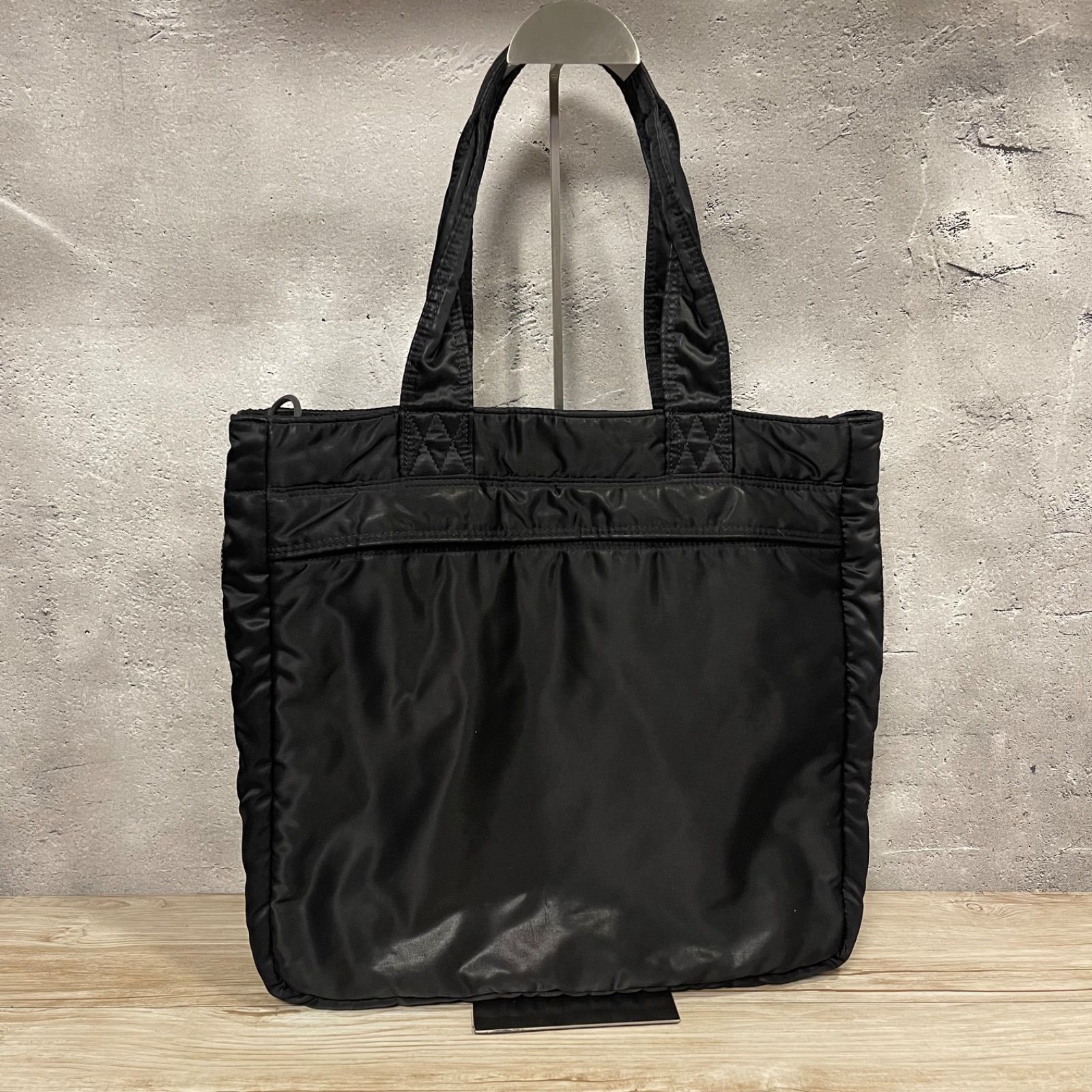 廃盤品 PORTER ポーター タンカー 拡張 トートバッグ 2WAY ✨PORTER タンカー 2WAYトートバッグ ショルダー付 拡張機能 ブラック
