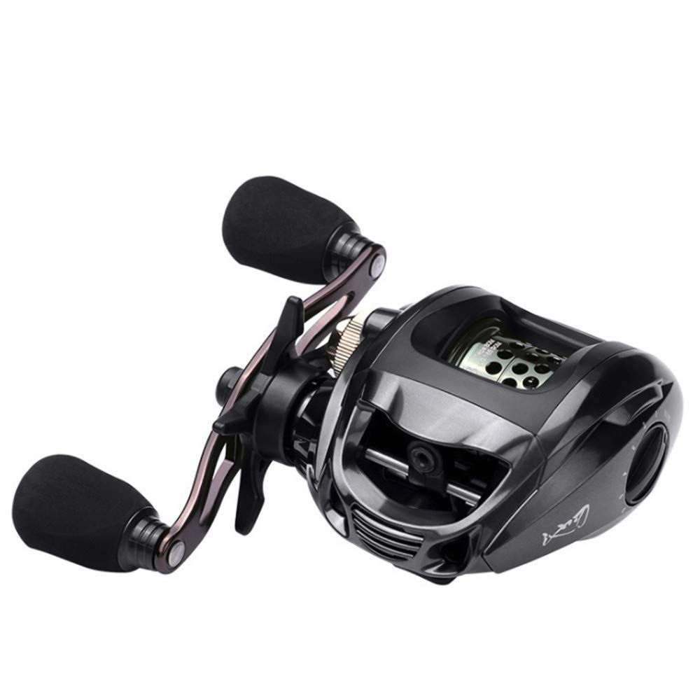 新品 VISPREA リール ベイトリール 海釣り 左ハンドル 右ハンドル 左巻き 右巻き 最大ドラグ力5.5kg ギア比6.3：1 軽量 遠投金属製スプール N48磁気ブレーキ マグネットブレーキ ベイトフィネス 軽量ルアー アルミスプール 海釣り 淡水釣り 5,817円