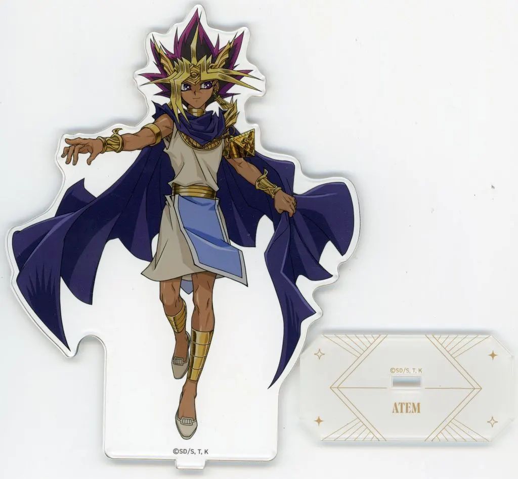 【中古】アクリルスタンド・アクリルパネル アテム 等身アクリルスタンド 「遊☆戯☆王デュエルモンスターズ×コラボカフェ本舗BLANC【友情編】」