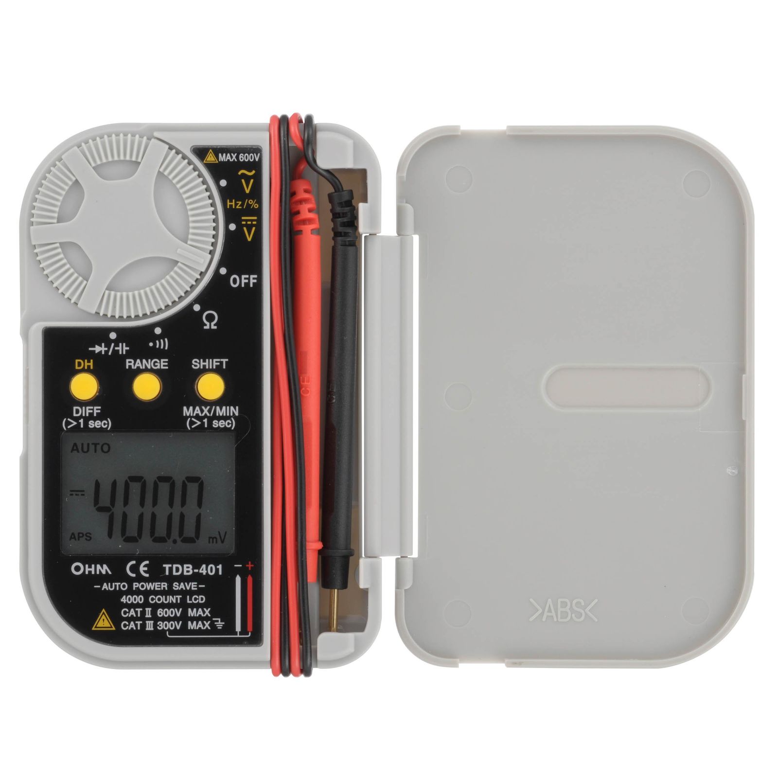 新品 OHM(オーム電機) デジタルマルチテスター TDB-401 (04-1891)
