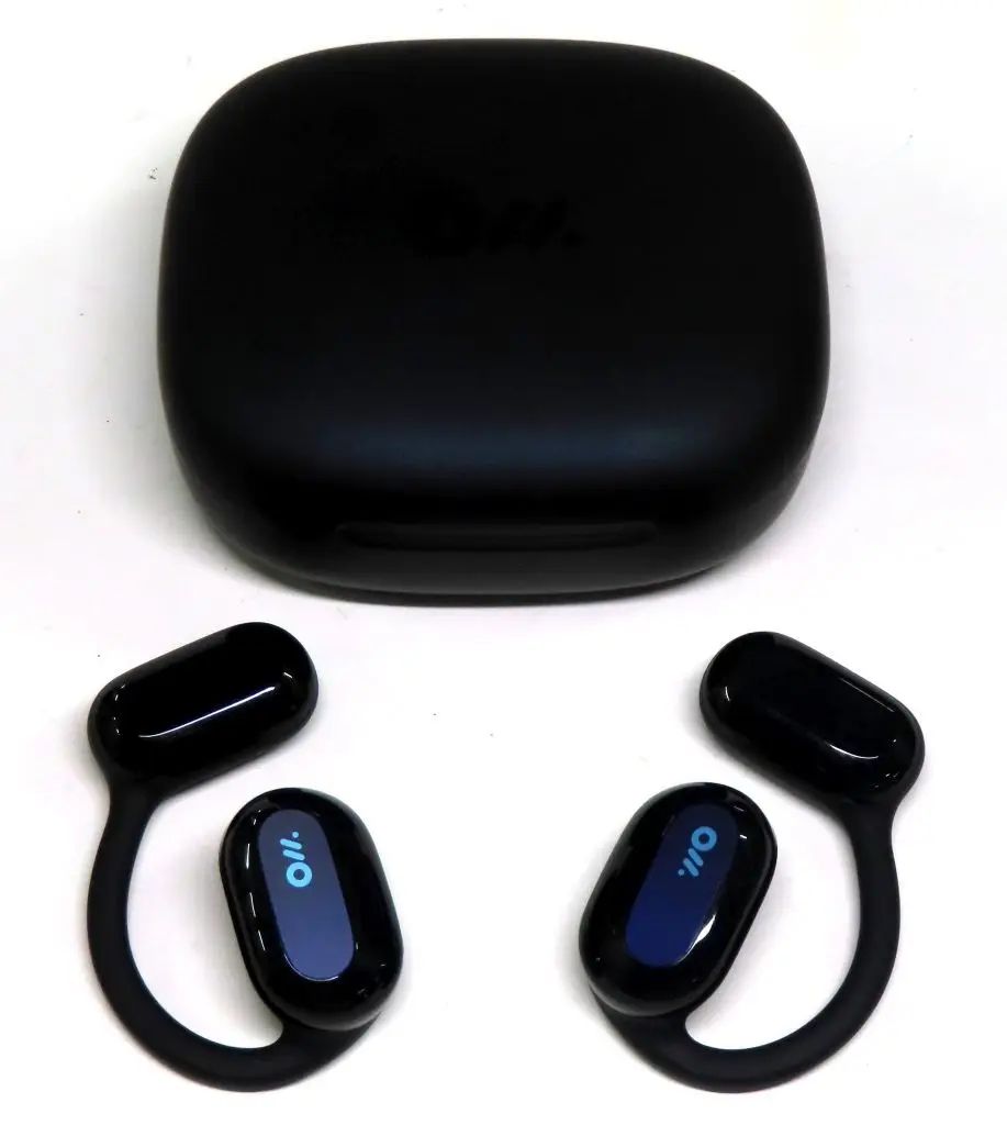 【中古】ヘッドフォン Oladance 耳かけ型完全ワイヤレスイヤホン ウェアラブルステレオ2 (ブルー) [OLA06-BLU]