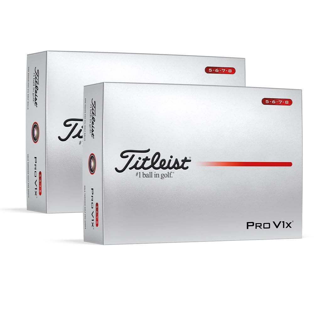 新品 タイトリスト PRO V1x 2025 ハイナンバー・ホワイト【2ダースセット(24球)】