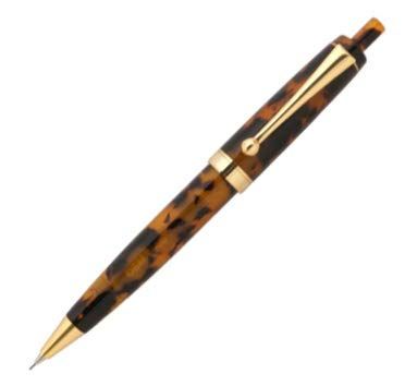 新品 ★大西製作所 アセテート ノック式シャープペン★ (べっ甲)