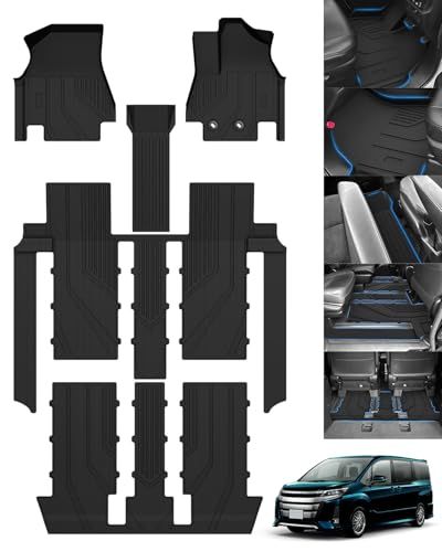 Mixsuper ヴォクシー ノア 80系 フロアマット 立体カーマット VOXY NOAH 80 専用 3D フロアマット 7人乗り ガソリン車専用 2014-2022年 ノア ヴォクシー 80 カスタムパーツ 車種専用設計 TPE素材 防 3b9ad4d1