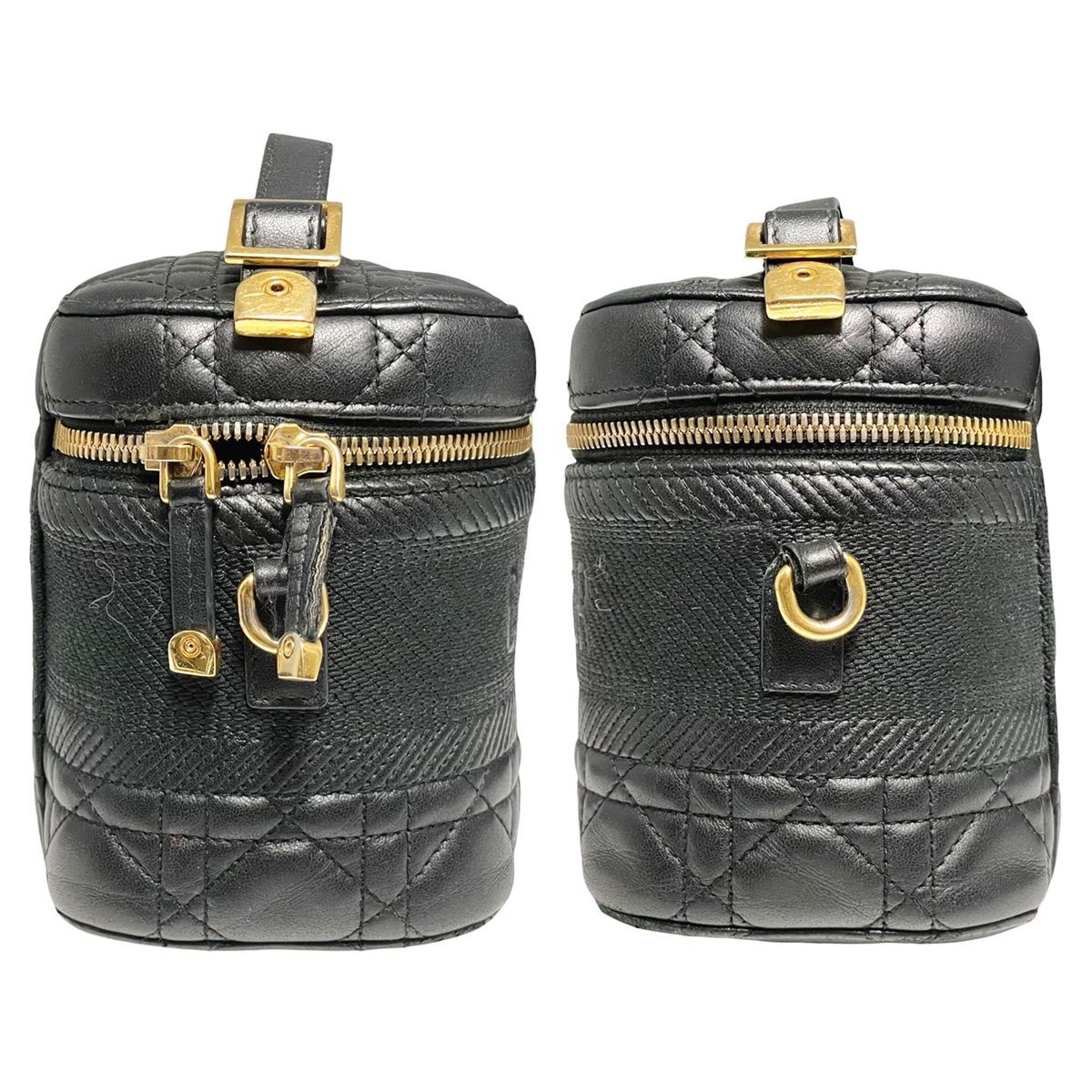 中古】 Christian Dior ディオールトラベルバニティ スモール 2way