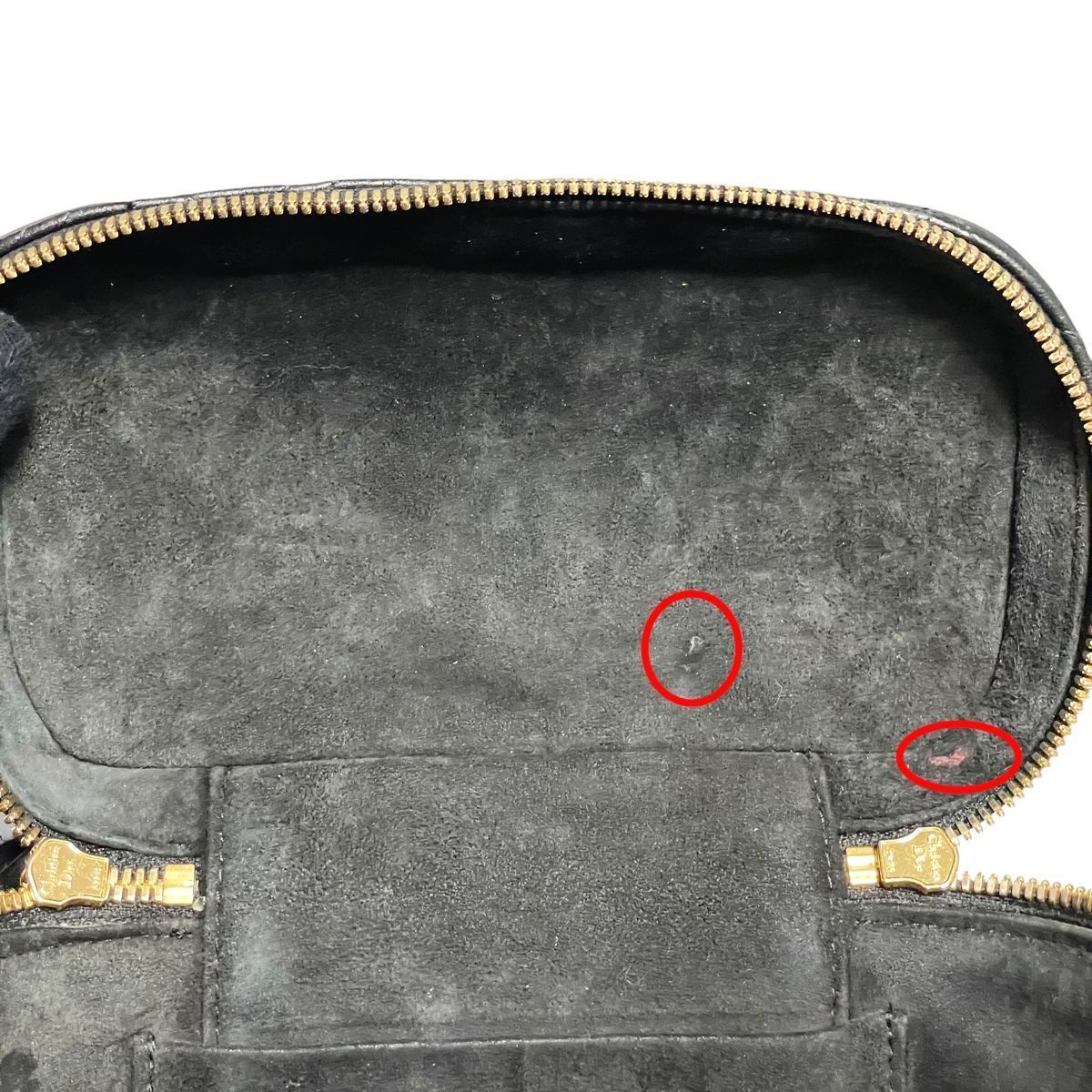 中古】 Christian Dior ディオールトラベルバニティ スモール 2way 