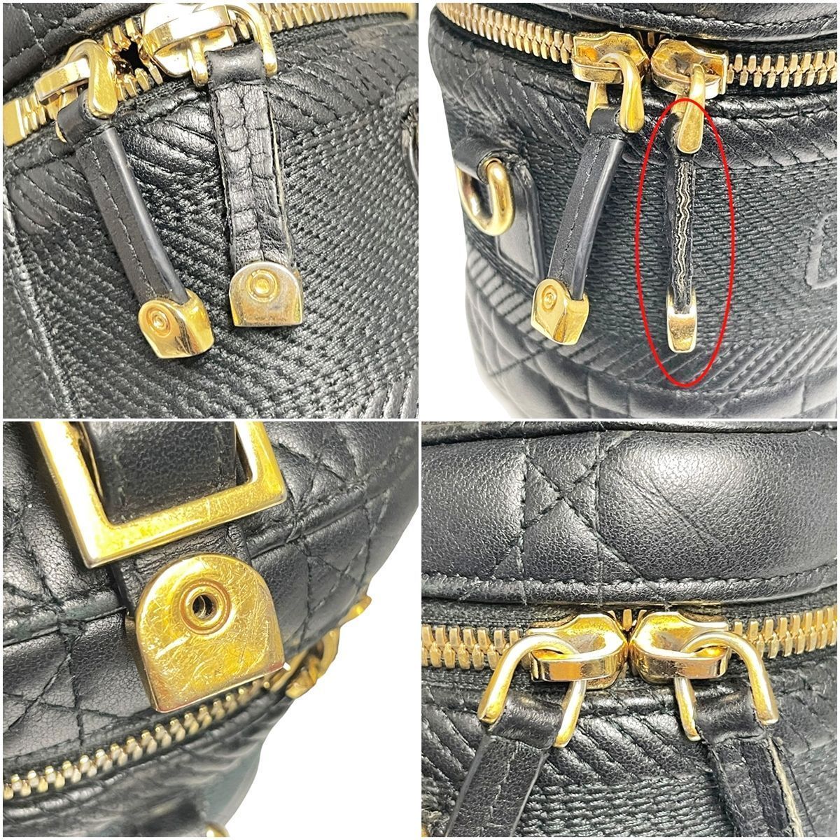 中古】 Christian Dior ディオールトラベルバニティ スモール 2way 