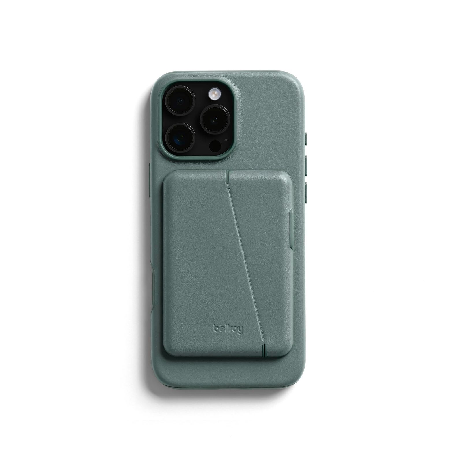 新品 Bellroy Mod Phone Case + Wallet iPhone 16 Pro Max用 薄型のiPhoneレザーケース スマホウォレット - Agave