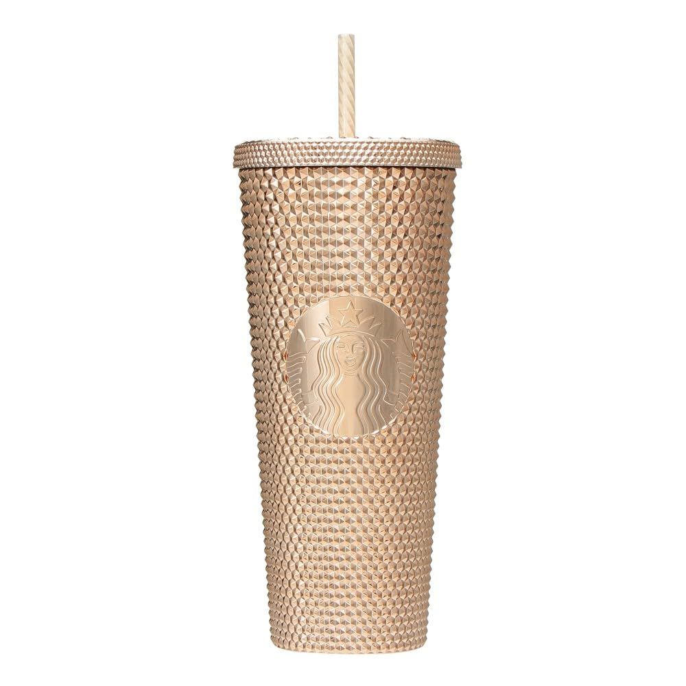 新品 Starbucks(スターバックス)ホリデー2023コールドカップタンブラーバンピーゴールド水筒タンブラーボトルスタバかわいいおしゃれお返しクリスマス誕生日プレゼントギフト710ml