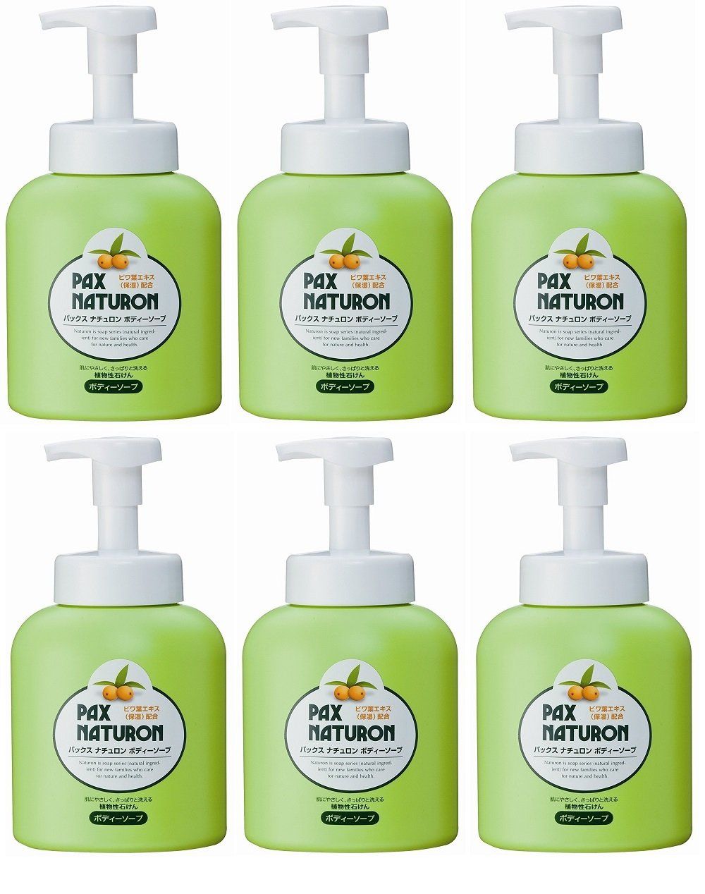 新品 【まとめ買い】 パックスナチュロン ボディソープ 500ml×6個