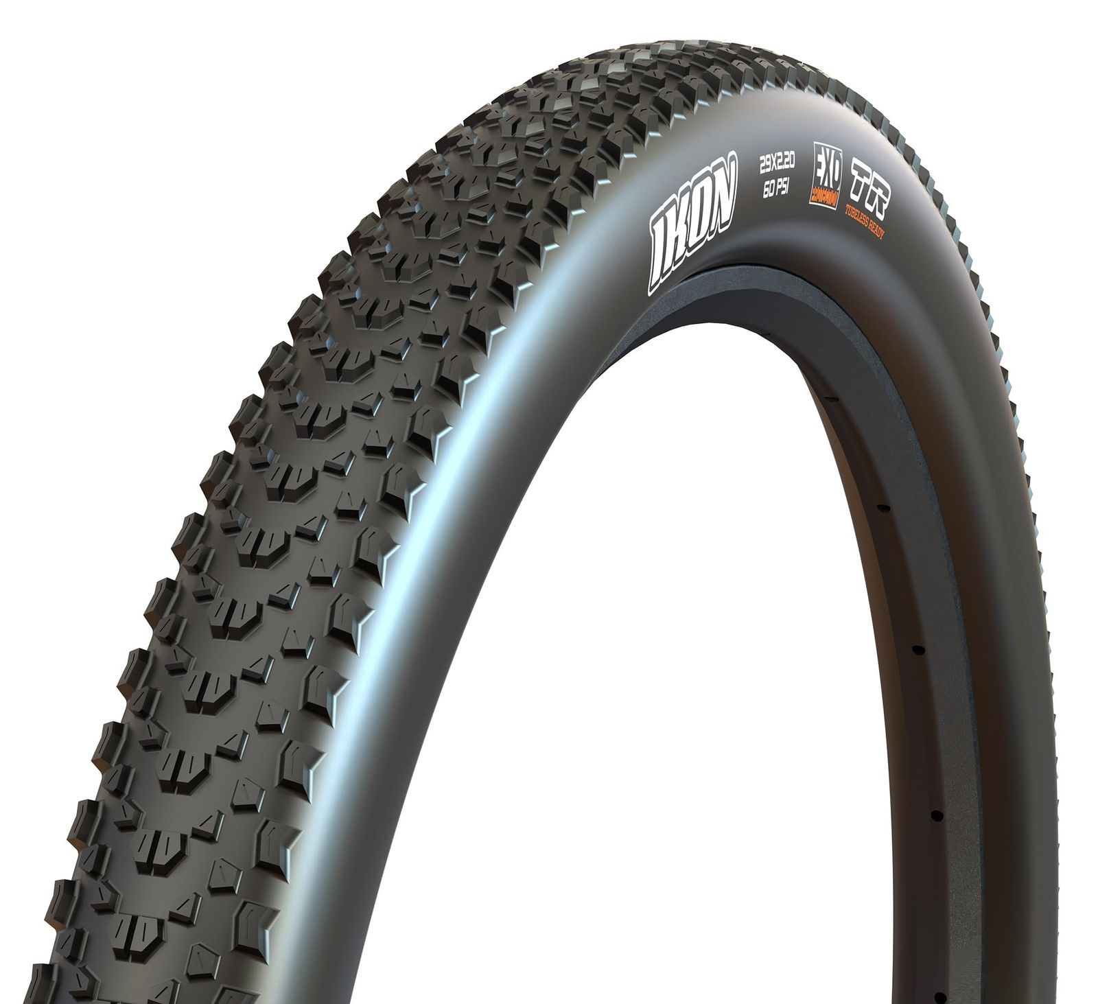 新品 Maxxis Ikon Triple Compound EXO Tubeless Ready Folding Bead 120TPI Bicycle Tire (Black - 29 x 2.00) by Maxxis