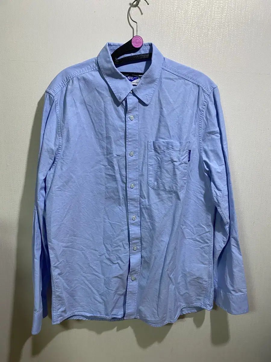 マッドネス Oxford シャツ ブルー 2XL
