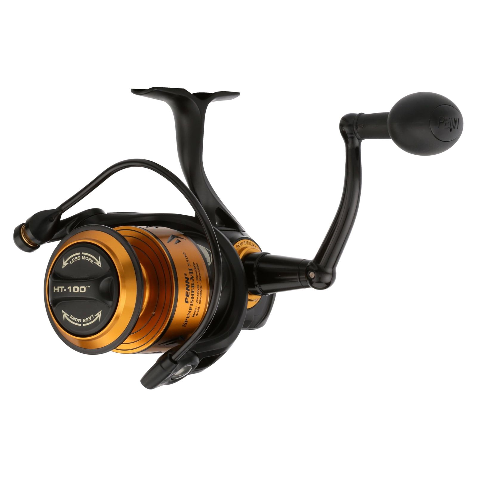 新品 PENN(ペン) Spinfisher VII 4500 海水スピニングリール 右/左ハンドル位置 IPX5シール HT-100フロントドラッグ スーパーラインスプール 精密CNCギアテクノロジー