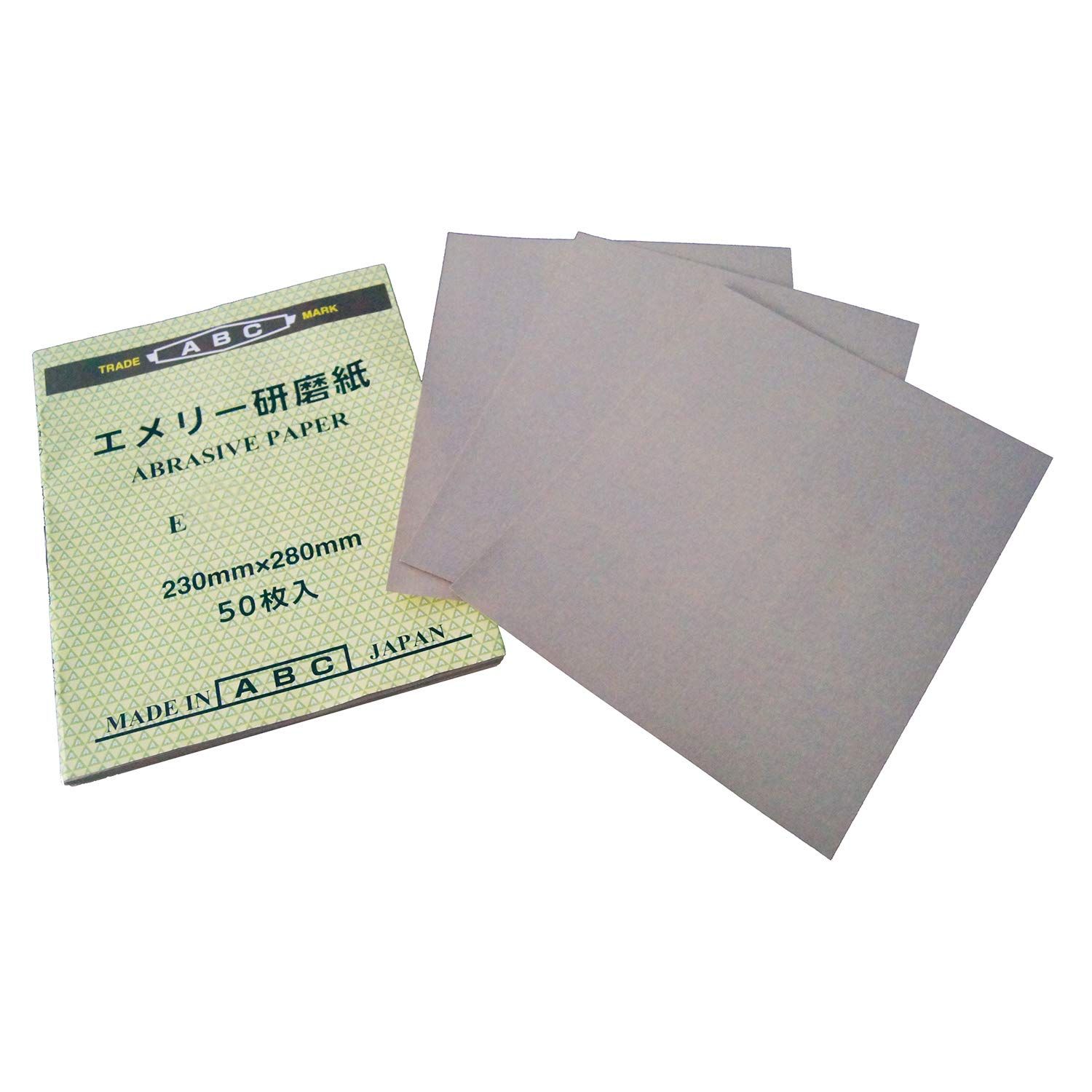 新品 秋山産業 研磨紙 ABC エメリー研磨紙 #1500 50個入