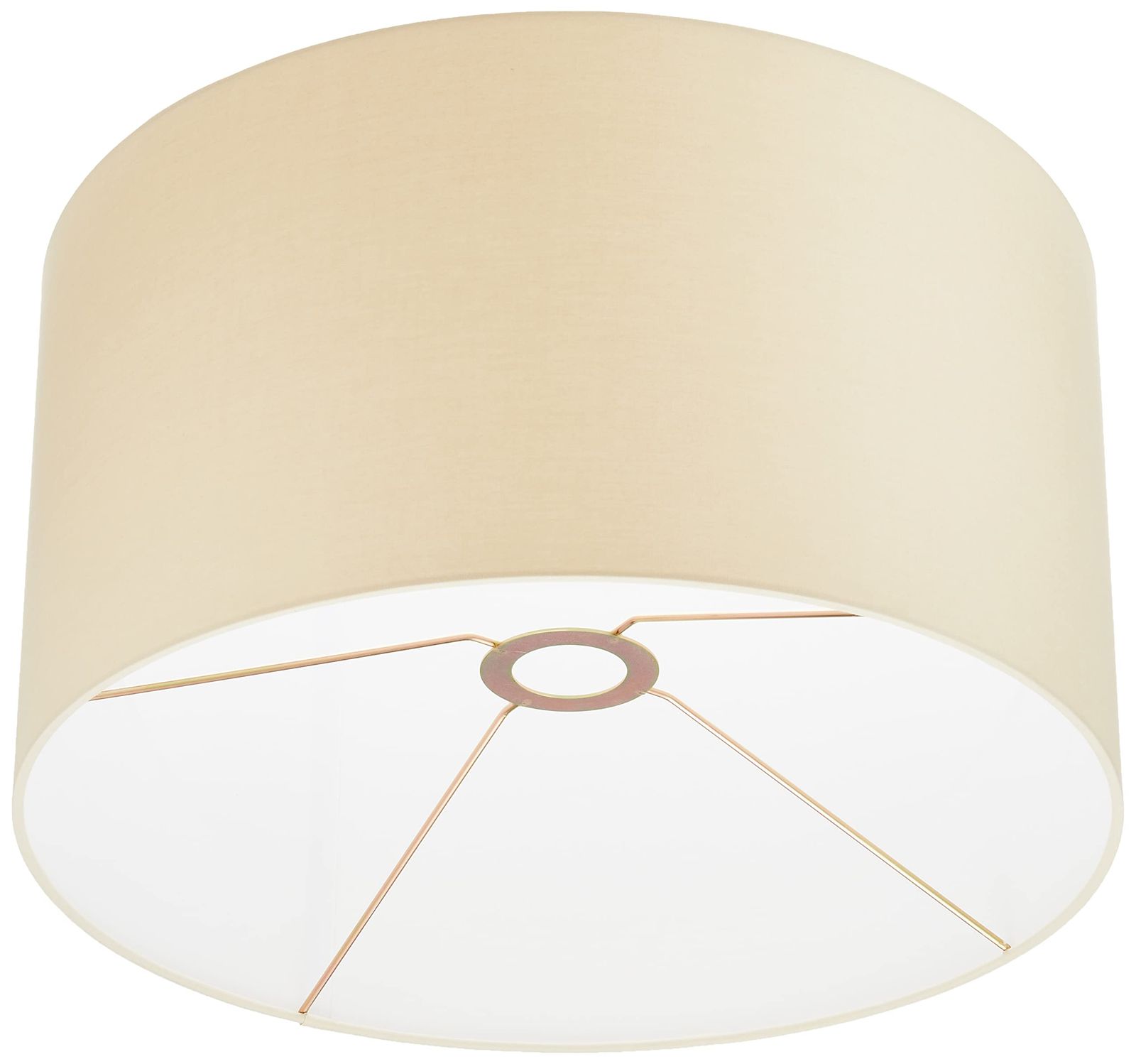 新品 ランプ・シェード(lamp-shade) ホルダー式 交換用ランプシェード H-40402 綿布ベージュ 下部直径40cm