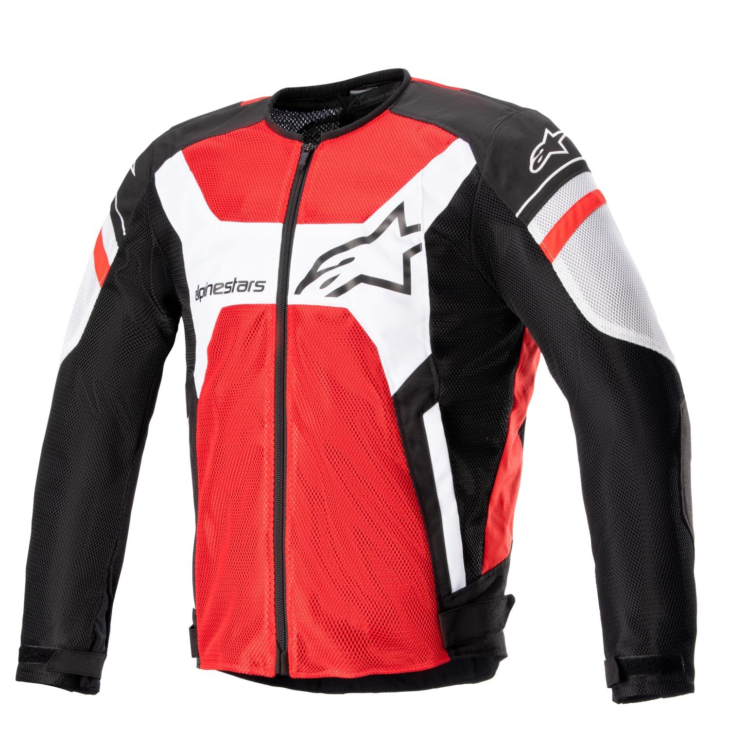 新品 アルパインスターズ(Alpinestars) バイクジャケット ブラック/ホワイト/ブライトレッド (サイズ:M) T-GP X SUPERAIR ジャケット ASIA