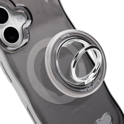 ☆新品☆iFace BeBling 2 MagSafe対応 スマホリング MagSynq Ring Holder (ブラック)【 アイフェイス ビーブリング2 マグセーフ マグネット式 リング 角度調整可能 スマホスタンド機能 落下防止 ip 489ef18f