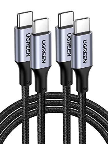 ☆新品☆UGREEN USB Type CケーブルPD対応100W/5A 超急速充電USB C to USB C 断線防止 iPhone 15、MacBook Pro、Matebook、iPad、Xperia、Galaxy等Type-c機種対 9a1be961