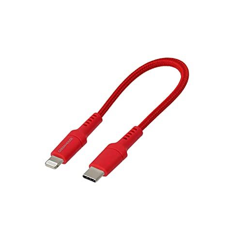 ☆新品☆グリーンハウス(Green House) Lightning to Type-C 15cm 強靭ケーブル 高速充電 データ転送 iPhone iPad 断線に強い レッド GH-ALTCTA15-RD fa3a2aff