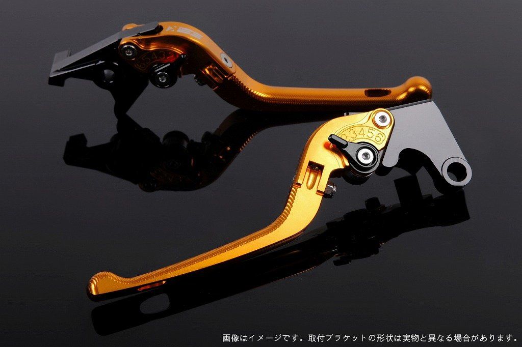 新品 SSK アジャストレバー 3D可倒式 レバー本体カラー:ゴールド アジャスターカラー:ブラック YZF-R6 2017-